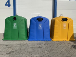 Пластиковые контейнеры для раздельного сбора мусора - 5